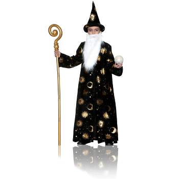Wizard Robe- Black  Children's  Costume