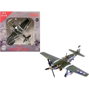 North American P-51B Mustang Aircraft "Ding Hao!" (1944) US Army Air Forces 1/72 Diecast Model by Legion - 1 of 4