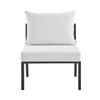 Modway Riverside Outdoor Patio Aluminum Armless Chair - 4 of 4