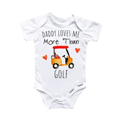 Golf Love Onesie® Baby Boy Girl Clothes Infant Bodysuit Funny Cute Newborn GS1 - image 1 of 3