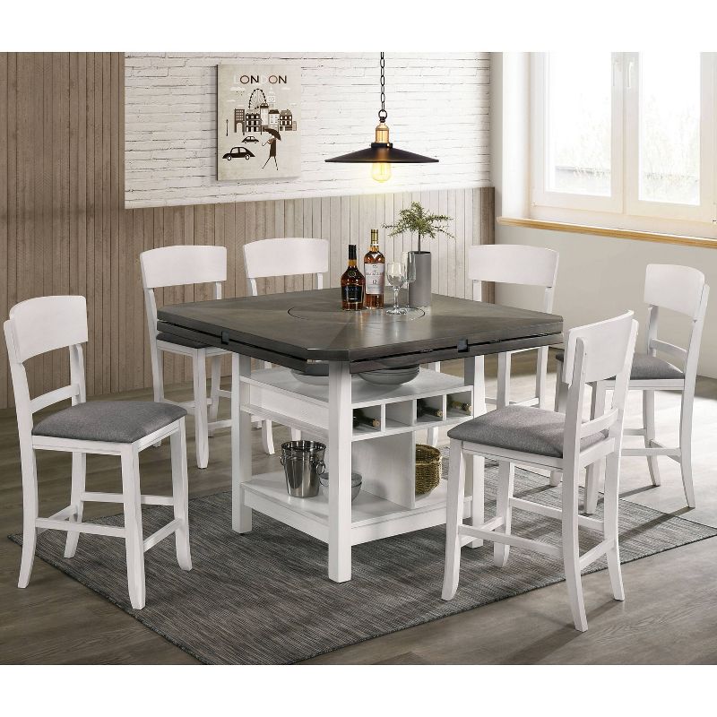 7pc Summerland Transitional Counter Height Dining Set - HOMES: Inside + Out, 6 of 10