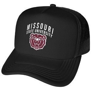 Gender Neutral Official Missouri State University Primary Logo Foam Snapback Trucker Hat - for Men and Women Black Black One Size - 1 of 4