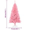 vidaXL Christmas Tree Holiday Decoration Artificial Xmas Tree with Stand PVC - 4 of 4