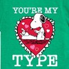Boys' - Peanuts - You're My Type Short Sleeve Graphic T-Shirt - 2 of 4
