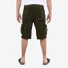 X RAY Men's Belted 12.5" Inseam Knee Length Cargo Shorts (plus size shorts in available) - 2 of 4