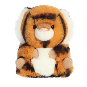 Aurora Mini Terrific Tiger Rolly Pet Round Stuffed Animal Orange 5.5" - 1 of 4