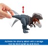 Jurassic World Rebirth Wild Roar Abelisaurus Dinosaur Toy, Tail Controlled Attack Chomp & Sound - 3 of 4