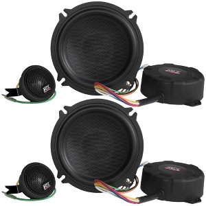 MTX Audio SS5 Signature Series Audiophile Grade 5.25", 2-Way, 125W RMS 4-Ohm Component Speaker Pair - 1 of 4