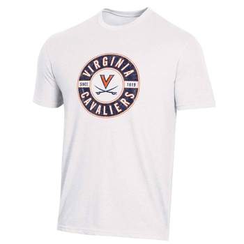 NCAA Virginia Cavaliers Men's White Biblend T-Shirt