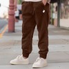 Dalix Ghost Embroidery Jogger Midweight Fleece Sweatpants Soft Lounge Pant Drawstring Waistband Pockets Mens - 4 of 4