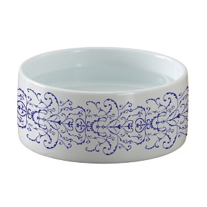 Personalization Mall Ornamental Print Pet Bowl - 1 of 1