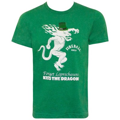Adult Fireball St. Patrick's Day Green Label Tee Shirt