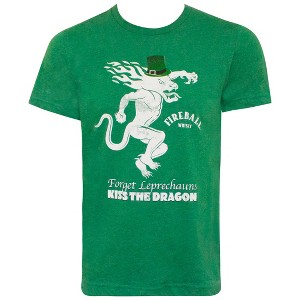 Adult Fireball St. Patrick's Day Green Label Tee Shirt - 1 of 2