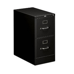 2 Drawer Locking Office Filing Cabinet Black Hon Target