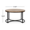 Nesting Coffee Tables Set of 3 for Living Room Modern Round Side Tables-Christopher Knight Home - 4 of 4