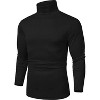 COOFANDY Men's Slim Fit Basic Turtleneck Long Sleeve Lightweight Pullover Sweaters Casual Knitted Tops - 2 of 4
