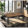 78 Inch Home Office Desk, Industrial Computer Desk, Laptop Desk Study Work Writing Table - 3 of 4