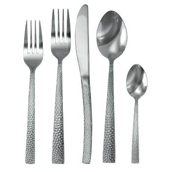 20pc Stainless Steel Baily Silverware Set Silver - MegaChef