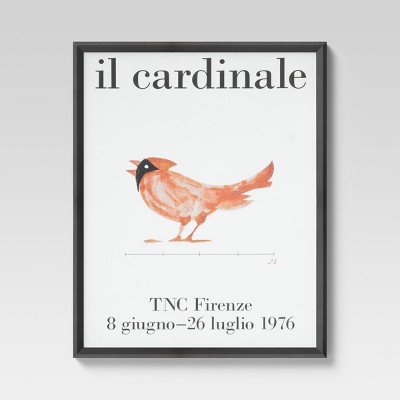 24" x 30" Cardinal Framed Wall Art - Project 62™