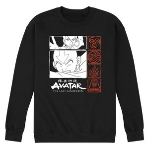Men's - Avatar: The Last Airbender - Team Avatar Graphic Fleece Sweatshirt - 1 of 4