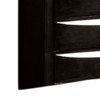 Royal Hampton Tall Dresser Chest, 5 Drawers, Chrome Handles, Modern Black Wood - 3 of 3