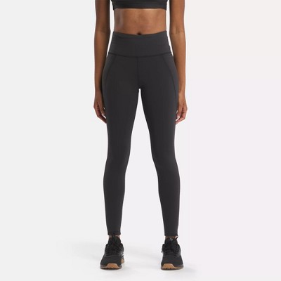 Reebok Yoga High-waisted Performance Rib Leggings Womens Athletic