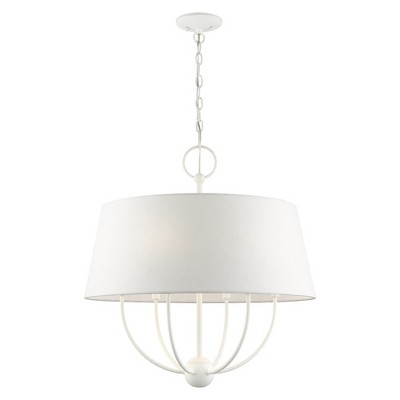 Livex Lighting Ridgecrest 6 - Light Pendant in  White