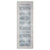 Vintage Area Rugs for Living Room Floral Boho Rug Non-Slip Low Pile Indoor Carpet for Bedroom Home Decor - 3 of 4