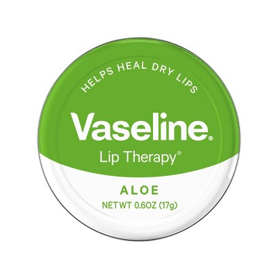 Vaseline Lip Therapy Aloe Vera Lip Balm Tin - 0.6oz