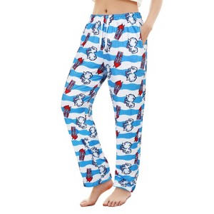 ICEE Women's Bears Smooth Cute Print Pajama Pants - 1 of 4