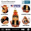 Majestic Cleopatra Glass Ornament, Egyptian Holiday Unique Handcrafted Christmas Decor| OrnamentallyYou - 4 of 4
