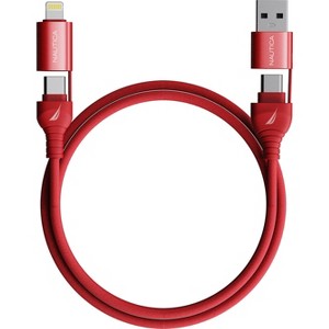 Nautica Multi Port Ultimate all-in-one Charging and Syncing Solution Cable CB400 ( 4In1 ) (100W) - 1 of 4
