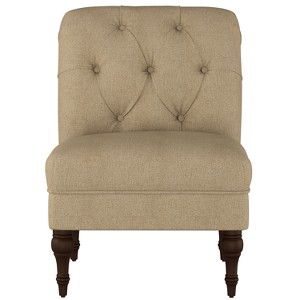 Wales Rollback Tufted Turned Leg Slipper Chair Churchill