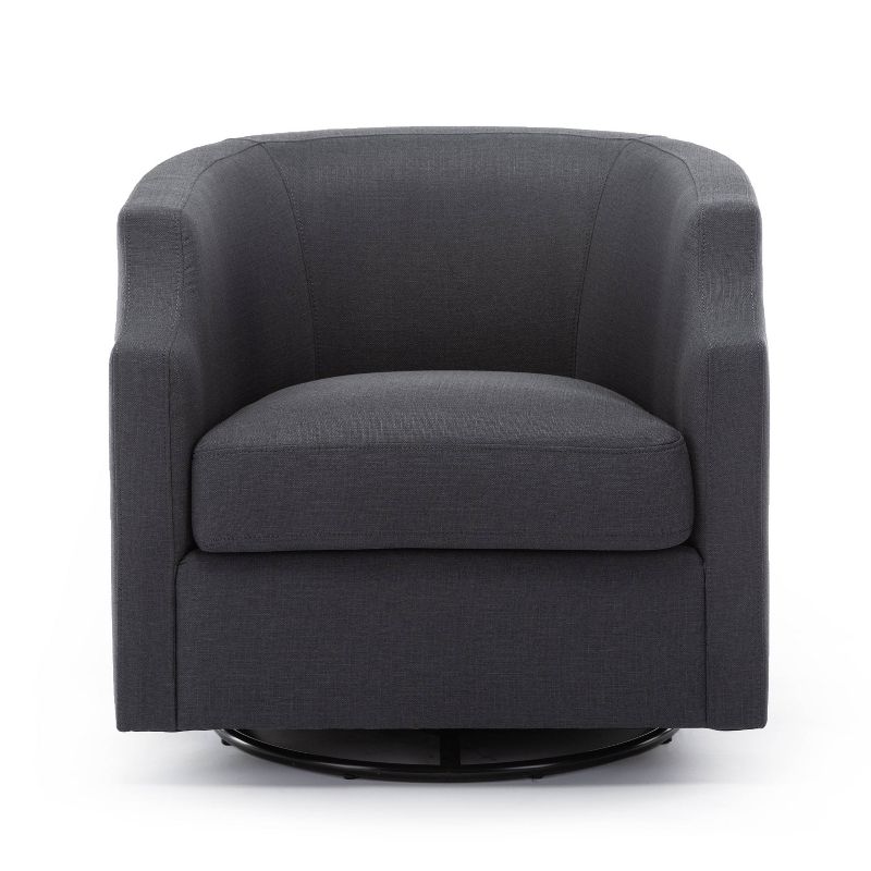 Comfort Pointe Infinity Swivel Glider Barrel Accent Chair, 6 of 12