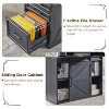SinCiDo L-Shaped 67" Desk,Farmhouse Computer Desk w/ Charging Station & Filing Cabinets A4/ Letter /F4/ Law,Double-Layer Storage Cabinet,Writing Desk - 4 of 4