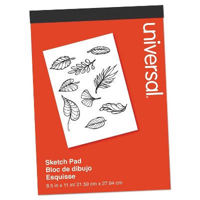 Universal Sketch Pad 160 lbs 8.5" x 11" White 70 Sheets 66371