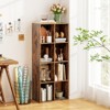 Tangkula 8-Cubby Open Bookcase Freestanding Bookshelf with 2 Anti-tipping Devices - 4 of 4