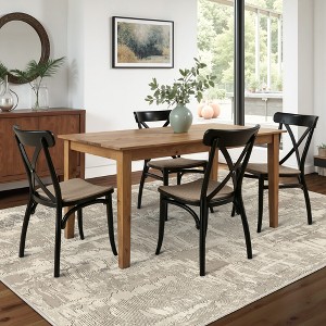 Abynow Medallion Distressed Persian Indoor Area Rug - 1 of 4