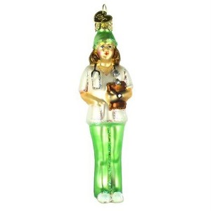 Old World Christmas Blown Glass Ornament for Christmas Tree, Nurse - 1 of 4