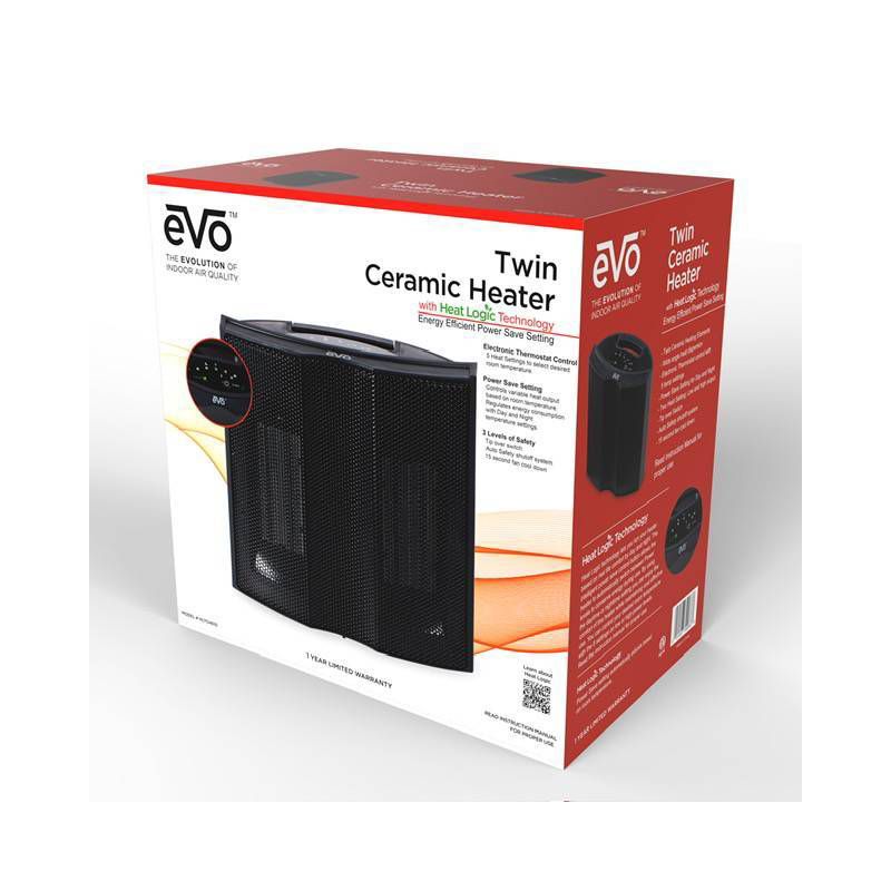 EVO Twin Ceramic Heater, 4 of 15
