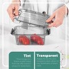 Tribello Plastic Storage Container Bin With Latching Lids For Organizing - Tinted - 3 of 4