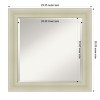 Amanti Art Oliver Beveled Wood Framed Bathroom Vanity Wall Mirror - 3 of 4