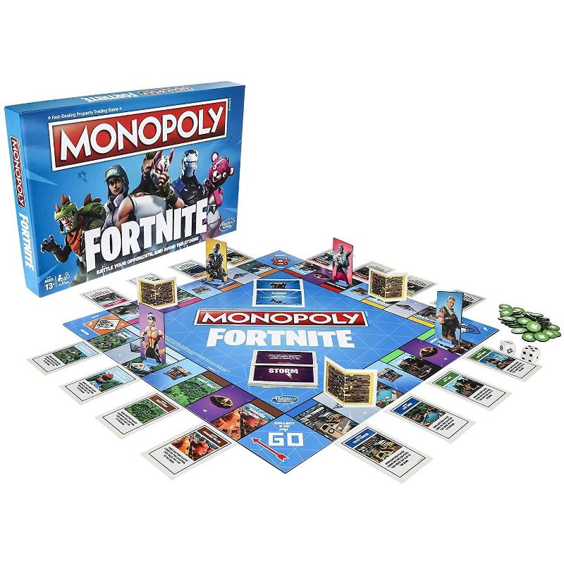 Fortnite Edition Monopoly Board Game | 2-7 Players, 1 of 4