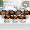 Big Dot of Happiness Tiger Print - DIY Jungle Party Clear Goodie Favor Bag Labels - Candy Bags with Toppers - Set of 24 - 2 of 4