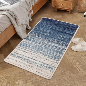 Area Rug Modern Ombre Rug Contemporary Gradient Throw Carpet for Bedroom Solid Accent Rug Non-Shedding Living Room Rug - 1 of 4