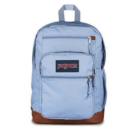 Рюкзаки JanSport Cool Student 17" Backpack Fits 15" Laptop Synthetic Leather Bottom - Light Blue
