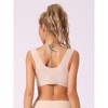 INSPIRE CHIC Women's Wirefree Bra Full Coverage Push Up Vest Bralettes 3 Packs - 2 of 4