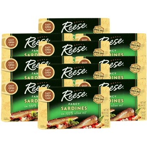 Reese Fancy Sardines - Case of 10/4.4 oz - 1 of 4
