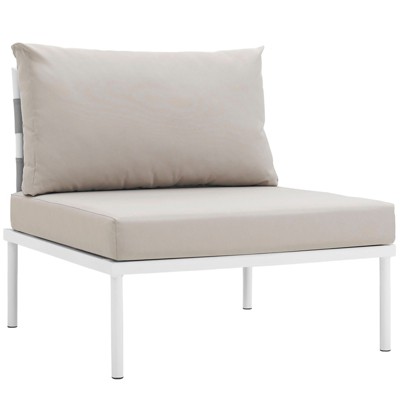 Modway Harmony Armless Outdoor Patio Aluminum Chair