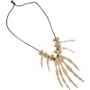 Voodoo Skull Bone Necklace - Unisex Halloween Costume Jewelry for Men & Kids - 3 of 4